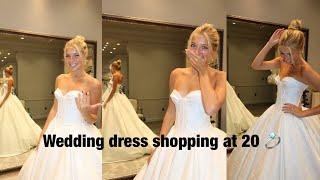 WEDDING DRESS SHOPPING AT 20 YEARS OLD