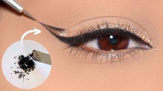 How To Quickly Convert Any Eyeshadow into Eyeliner!