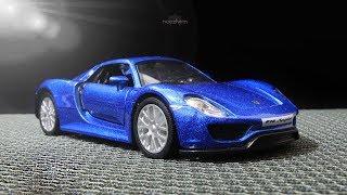 Porche 918 Spyder RMZ City 1:36 scale Diecast Car Showcase and Close Up