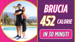  Allenamento a casa donna: cardio brucia 452 calorie in 30 minuti! 