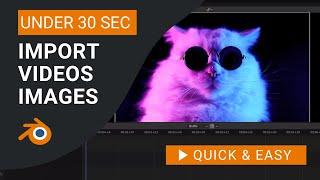 Blender Tutorial: How to Import Videos and Images in Blender Video Editor