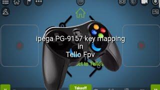 ipega PG-9157 key mapping setup in Tello FPV app using ShootingPlus V3 app  for Ryze Tello Drone