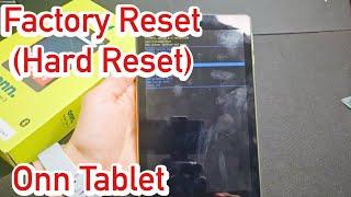 Onn Tablet (2022): How to Factory Reset (Hard Reset)