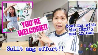 ANSABE NI SIMPLY RHAZE? BOWLING WITH FAMBAM | FILIPINA CANADIAN FAMILY | Racz Kelly