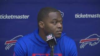 Amari Cooper talks to Bills media