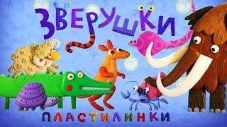 Пластилинки ️Зверушки  Все серии ⭐ Сборник  Музыкальные мультфильмы | Мультики