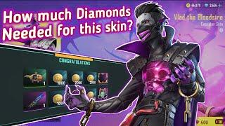 How much diamonds for Vlad the bloodsire Beau Skin #farlight84 #farlight84mobile #Arikado997