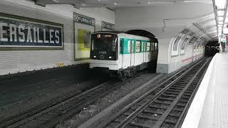 MF67 : A la station Porte de Versailles sur la ligne 12 du métro parisien