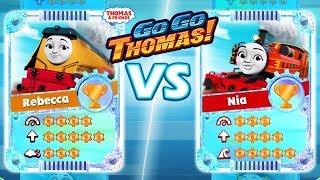 Thomas & Friends: Go Go Thomas - The Diamond racer Rebecca vs Diamond racer Nia