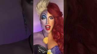 Heroes Vs Villains pt 2 - Ariel Vs Ursula! #ariel #ursula #thelittlemermaid #makeuptutorial