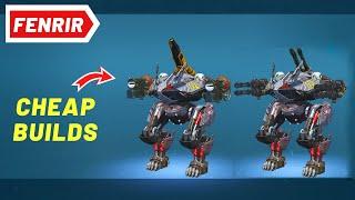 Fenrir Level 9 with Old Weapons - Cheap Builds / Setups - War Robots Gameplay