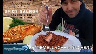 Stremellachs Räuchern Lachsfilet mit dem Angel Berger Tischräucherofen - Smoken mit dem Räucherofen