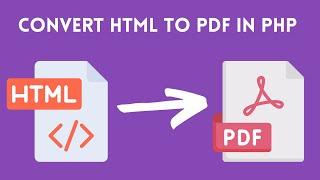 How to Convert HTML to PDF in PHP