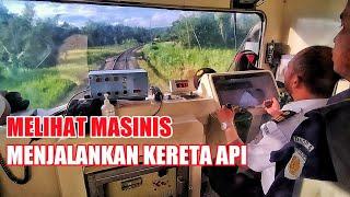 TUGAS MASINIS YANG TIDAK MUDAH!! CARA MASINIS MENGEMUDIKAN KERETA API, CAB RIDDING RAIL CLINIC