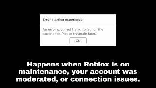 Roblox Errors Explained (Part 5: Client Errors)