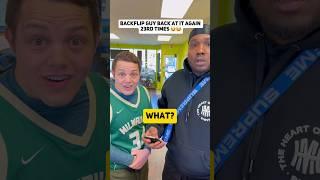 Backflip Guy Stole My Money  Watch till the end ‼️ #shorts #iphone15 #apple #ios #iphone #funny
