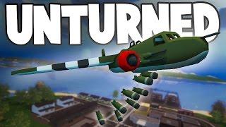 Unturned World War II PvP w/ Nylex: B-25 BOMBING RUN!!! (Custom WW2 Modded RP Server PvP)