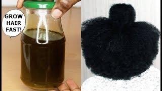 YOUR HAIR WILL GROW LIKE CRAZY IF YOU USE THIS OIL - GROW HAIR Long, Thick & Healthy FAST!