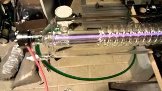 80W CO2 Laser : First test