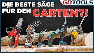 Die beste Säge für deinen Garten? Ketten-, Ast-, und Säbelsägen im Vergleich | inkl. Verlosung