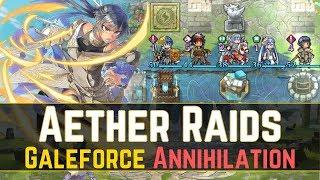 Complete DESTRUCTION by Galeforce Team.. (´･ᴗ･ ` ) + Rematch! | Aether Raids 【Fire Emblem Heroes】