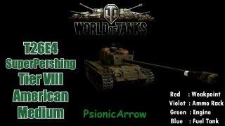 WoT: T26E4 SuperPershing Weakpoints and Combat Strategy w/ Commentary