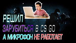 Решил зарубиться в CS GO, а микрофон не работает?