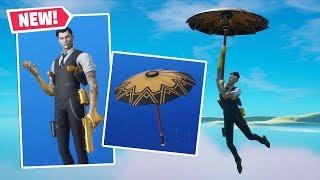 NEW TIER 100 MIDAS Skin + CLASSIFIED Victory Glider Gameplay in Fortnite!