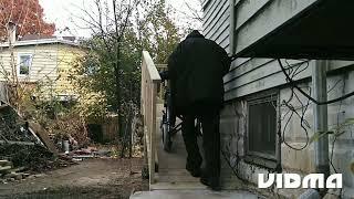 Wheelchair ramp FAIL courtesy of Hany's TOOLIGANS in Roosevelt NJ