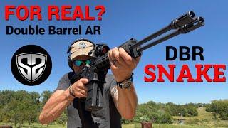 DOUBLE BARREL AR15?  Silver Shadow DBR Snake