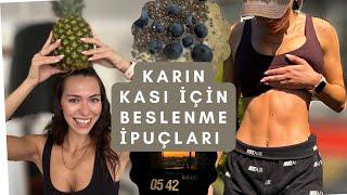 KARIN KASI İÇİN BESLENME  İPUÇLARI - YAĞ YAKAN YİYECEKLER - METABOLİZMA ATEŞLEYEN İÇECEK