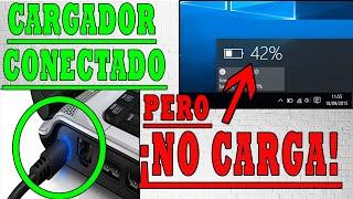 Mi cargador esta conectado pero mi laptop no carga || Solución 2024 