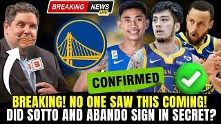  MY GOD! GSW SIGNS FILIPINOS RHENZ ABANDO AND KAI SOTTO! GOLDEN STATE WARRIORS NEWS