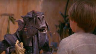 Sebulba saying ‘Maclunkey’ in The Phantom Menace