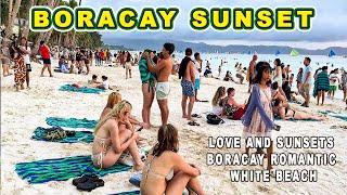 BORACAY White Beach & D'Mall: Romantic Sunsets , Cafes, Bars and Cozy Dining Spots! ️"