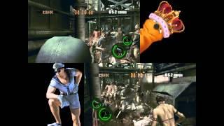 Mod Progress 85 - Resident Evil 5 - Oil Refinery No Mercy making FluffyQuack and Aquamatey insane