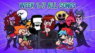 Friday Night Funkin' - All Songs Weeks 1 to 7 (Week 7 Update)