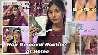 Say Goodbye to Unwanted Hair! Full Body Hair Removal Routine || Legs, Hands,bikini, Facial Hair