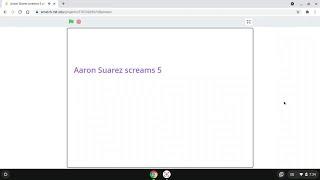 Aaron Suarez screams 5