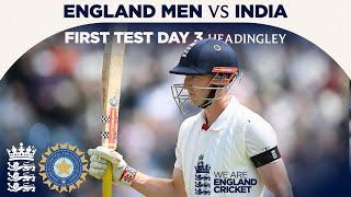 Brook Hits 99 & Bumrah 5-Fer | Highlights - England v India Day 3 | Rothesay Test 2025