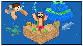 SI PUO' SOPRAVVIVERE SU UN'ISOLA SOTT'ACQUA? - Minecraft ITA