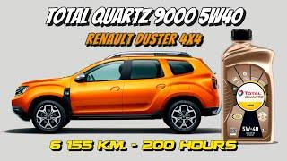 Total Quartz 9000 5w40 (отработка из Renault Duster F4R - 6 155 км., 200 моточасов).