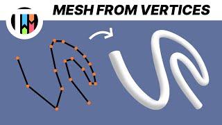 How to Create a Mesh from Vertices (MOST USEFUL TIP)