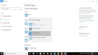 Change default email client on Windows 10 (Tutorial)