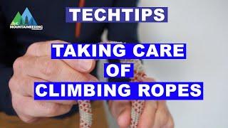 The Mountaineering Company | How To Look After Your Climbing Ropes.