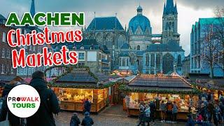 Aachen, Germany Christmas Markets - 4K60fps with Captions - 2023!