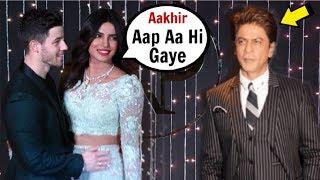 Shahrukh Khan Ends Cold WAR With Ex Priyanka Chopra As He ATTENDS Her WEDDING Reception