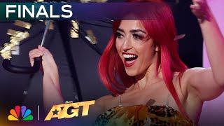 Solange Kardinaly Performs Lightning-Fast Quick Change to "Hot To Go!" | Finals | AGT 2024