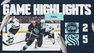 Seattle Kraken vs Utah Hockey Club | 12/30 Game Highlights