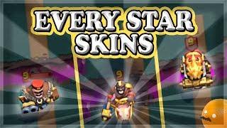 EVERY Star Skin Level 2 and Level 3 Skins | Clash Royale 